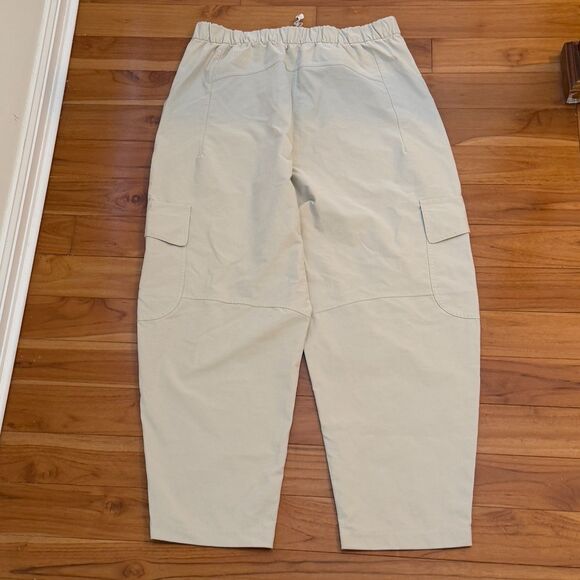 Women Lululemon Light Utilitech Cargo Pocket High-Rise Pant Natural Ivory Sz 32 - Picture 4 of 10